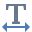 Textbreite icon