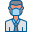 Businessman in Mask icon