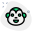 Happy smiling monkey face emoji for instant messenger icon