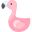 Flamant rose icon