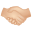 握手-浅肤色 icon