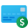 Bankkarte Dollar icon