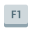 tasto f1 icon