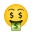 Geld-Mund-Gesicht icon