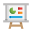 Presentation board icon