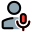 Audio recorded by classic user on a chat messenger icon