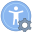 접근성 도구 icon