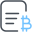 document-bitcoin icon