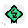 Extreme sharp turn with zigzag arrow turn icon