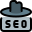 Incongnito mode for search engine optimization layout icon