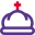 Cross crown for the prince in royal family icon