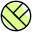 Soft beach sports ball that is volleyball icon