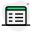 Browser with text on screen isolated on a white background icon