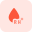 Positive type rh blood isolated on a white background icon