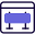 白い背景に隔離されたランディングページの外部速報-ランディング-ソリッド-タル-リビボ icon