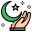 Islam-dua-believe-faith-star-crescent-prayer icon