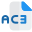 AC3 is a file extension for surround sound audio files used on DVDs format icon