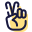 Mano segno di pace icon