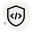 Shield programming with added security of firewall icon