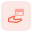 Digital payment method at restaurant expenses layout icon