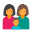 家庭两名女性皮肤类型 3 icon