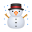 Schneemann-Emoji icon