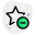 Star deleted for feedback rating for online portfolio icon