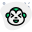 Monkey grinning and squint at same time icon