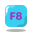 F8 Key icon