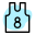 著名球员运动新鲜塔尔维沃所穿的外置八号篮球球衣 icon