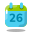 Calendar 26 icon