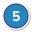 实心圈5 icon