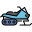 Snow mobile icon