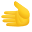 emoji della mano sinistra icon