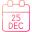 25 December icon