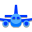 비행기 전면보기 icon