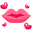 Kiss love icon