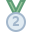 Médaille deuxième place icon