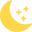 Croissant de lune icon