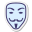 Guy-Fawkes-Maske icon