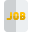 Job card for the new employee isolated on a white background icon
