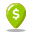 Dollar Place Marker icon