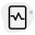 Ecg result file isolated on a white background icon