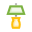 Bedside lamp icon