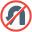 U-turn is not allowed traffic rules on a road icon