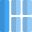 Left bar layout with vertical column design icon