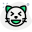 Cat squint with grinning at same time icon
