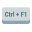 Ctrl 加 F1 键 icon