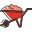 Wheelbarrow icon