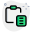Paste the content to clipboard, computer file system. icon